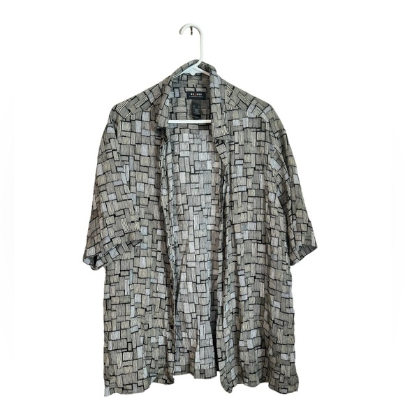 Axcess Black & Grey Button Down Shirt Size XL - Picture 1 of 3